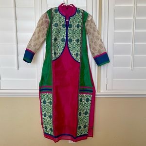 Royal chanderi cotton kurta for Indian festivals